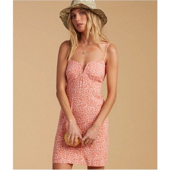 NEW BILLABONG x The Salty Blonde Just Because Dress Size Medium‎ Summer Mini - Picture 3 of 16